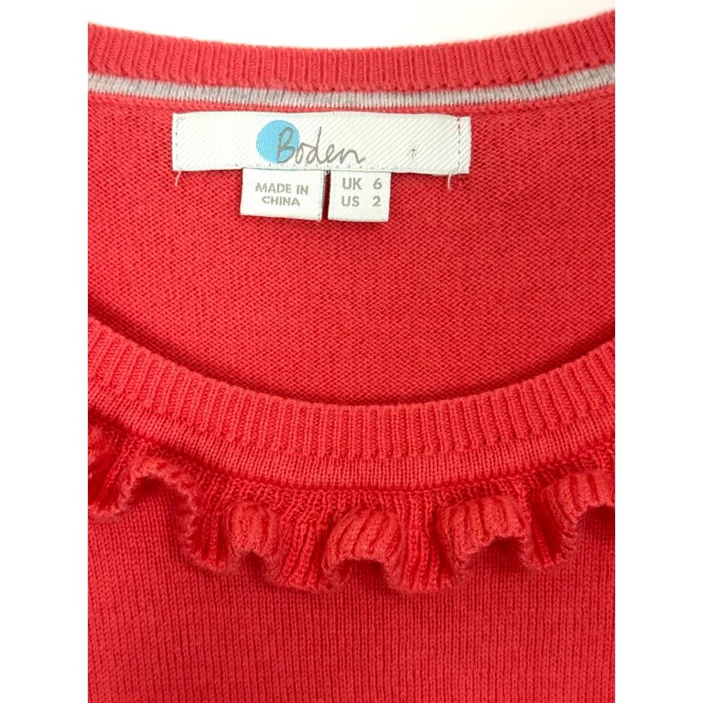 Boden Ruffle Wool Sweater - Picture 4 of 6